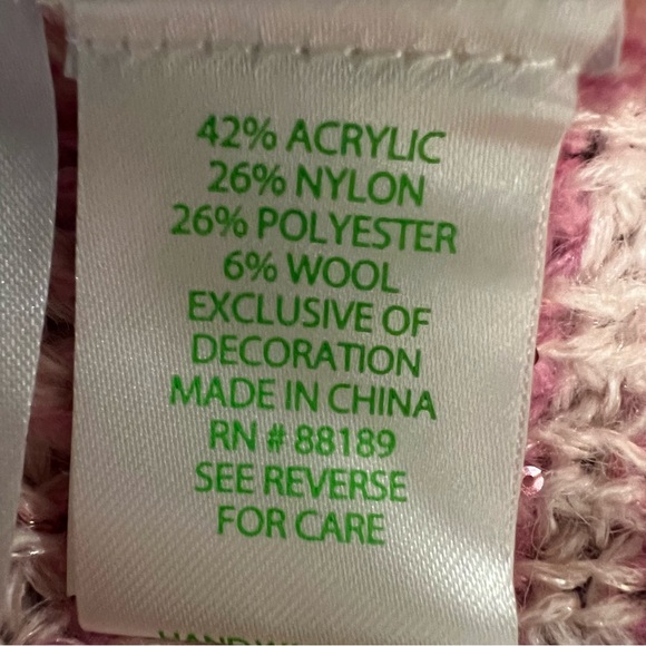 Lilly Pulitzer‎ Peony Pink Sequined Long Sleeve Finney Sweater. Size Large. - Picture 12 of 15